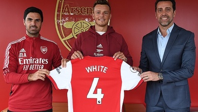 Arsenal biến Ben White trở thành cầu thủ đắt thứ 3 mọi thời đại