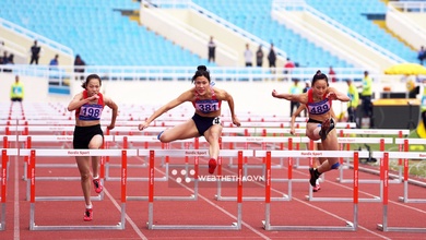 Người đẹp điền kinh chạy 100m rào Mỹ Tiên hạ quán quân SEA Games 31 tại giải Philippines