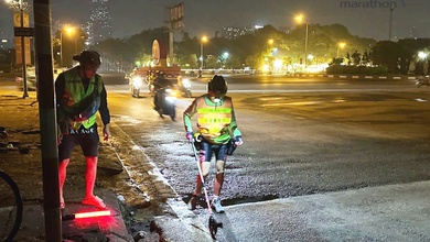 Đường chạy Viettel Marathon Hà Nội 2024 đã được AIMS đo đạc