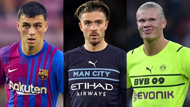 Haaland, Pedri và Grealish tăng giá trị nhiều nhất trong năm 2021