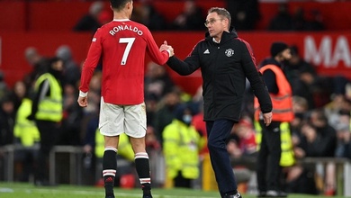 Rangnick khen ngợi Ronaldo về một nỗ lực cho MU trước Palace