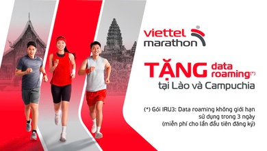 Viettel tặng data roaming cho vận động viên tham gia giải chạy Viettel Marathon 2024