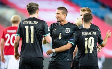 Đội tuyển Áo: Thành tích tốt nhất trên đường tới Euro 2021