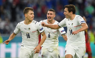 Kết quả tỷ số Bỉ vs Ý hôm nay, bóng đá EURO 2021 