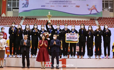 BTL Thông tin và Tràng An Ninh Bình tham dự Giải bóng chuyền các CLB Châu Á 2022
