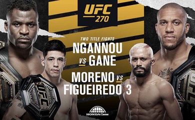 Lịch thi đấu UFC 270: Francis Ngannou vs Ciryl Gane