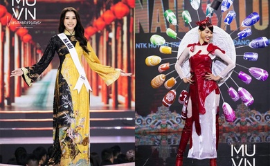 Cựu hoa khôi bóng chuyền Đặng Thu Huyền lọt top 10 Hoa hậu Hoàn Vũ Việt Nam 2022
