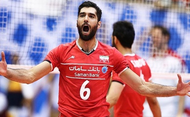 Đeo băng đội trưởng tuyển bóng chuyền Iran chỉ đúng 1 ngày vì tiền lương