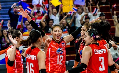 Thái Lan đặt 1 chân vào vòng 2 giải bóng chuyền nữ FIVB World Championship 2022