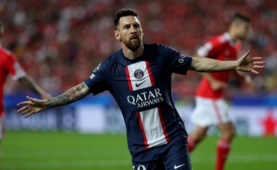 Messi giải quyết xong “món nợ” với Benfica ở Champions League