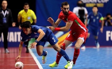 Thái Lan bị đánh phủ đầu ở giây 50, thua đậm Iran ở bán kết futsal châu Á 2022
