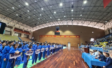 Gần 300 võ sỹ tranh tài tại giải Vovinam mở rộng Hà Nội 2022