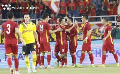 Kết quả Việt Nam 2-1 Dortmund: Ngược dòng giành chiến thắng!