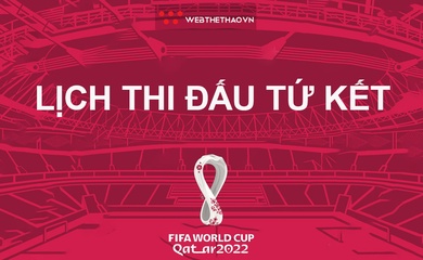 Lịch thi đấu tứ kết World Cup 2022: Hà Lan chạm trán Argentina