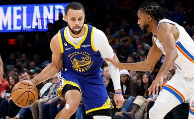 “Bếp trưởng” Stephen Curry thăng hoa, Golden State Warriors chiến thắng trên sân khách