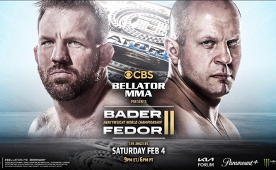 Trực tiếp Bellator 290: Ryan Bader vs. Fedor Emelianenko
