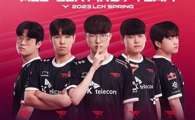 Đội hình tiêu biểu LCK Mùa Xuân 2023: T1 và Faker chiếm trọn spotlight!