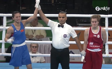  Nguyễn Thị Tâm hạ hạt giống số 3, tiến vào bán kết Vô địch Boxing nữ thế giới 2023