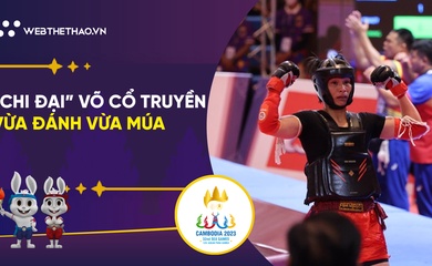 "Chị đại" Tuyết Mai vừa đánh vừa múa, đưa võ cổ truyền lên sàn đấu SEA Games 32