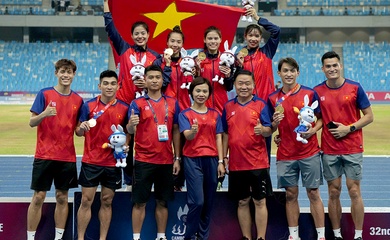 Giành 12 HCV SEA Games 32, ĐT điền kinh Việt Nam nhận thưởng nóng từ Vietcontent