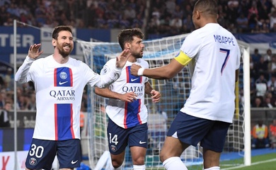 Messi vượt qua số bàn của Ronaldo trong ngày PSG vô địch Ligue 1