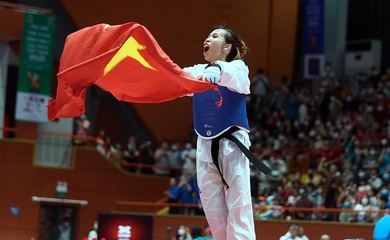Trương Thị Kim Tuyền đánh bại đương kim vô địch và dừng bước ở tứ kết giải Taekwondo vô địch thế giới 2023