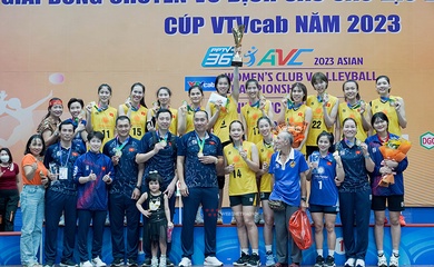 Đội tuyển bóng chuyền nữ nhận bằng khen từ Bộ Văn hóa - Thể thao và Du lịch