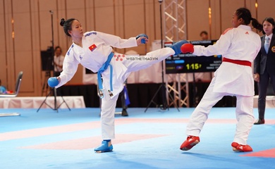 HCV Karate Châu Á Hoàng Thị Mỹ Tâm: Giữ vững phong độ chinh phục ASIAD