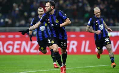 Bảng xếp hạng Serie A mới nhất: Inter đòi lại ngôi đầu nhờ thắng đậm