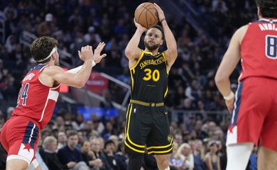 Nhận định bóng rổ NBA - Golden State Warriors vs Washington Wizards ngày 28/02: Đại tiệc tấn công cho Curry