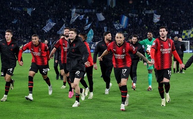 Bảng xếp hạng Serie A mới nhất: AC Milan giữ vững vị trí thứ 3