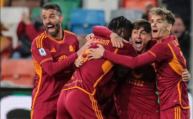Bảng xếp hạng Serie A mới nhất: Roma tăng hy vọng dự Champions League