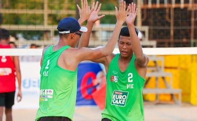 Trực tiếp Chung kết bóng chuyền bãi biển U19 Đông Nam Á: Việt Nam đại chiến Thái Lan