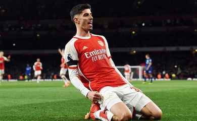 Bảng xếp hạng Ngoại hạng Anh mới nhất: Arsenal củng cố ngôi đầu