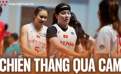 Chiến thắng quả cảm của bóng rổ nữ Việt Nam trước chủ nhà Campuchia SEA Games 32