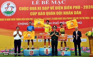 Phạm Lê Xuân Lộc lập kỷ lục ở chặng hạ màn cuộc đua về Điện Biên Phủ 2024