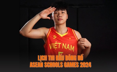 Lịch thi đấu bóng rổ Đại hội Thể thao Học sinh Đông Nam Á lần thứ 13 - ASEAN Schools Games 2024