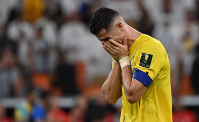 Al Nassr thua trên chấm phạt đền, Ronaldo kết thúc mùa giải trắng tay
