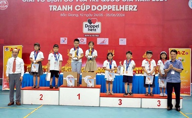 Bành Gia Huy và Đầu Khương Duy tỏa sáng, Hà Nội giành 58 HCV ở giải Vô địch cờ vua trẻ QG 2024