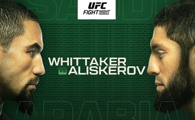 Trực tiếp UFC: Robert Whittaker vs. Ikram Aliskerov