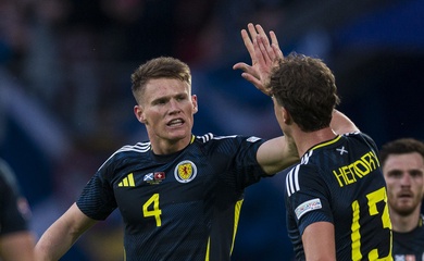 Đội hình ra sân Scotland vs Hungary: McKenna thay thế Tierney