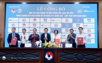 Thái Sơn Nam tiếp tục đồng hành VCK giải bóng đá U17 Quốc gia 2024
