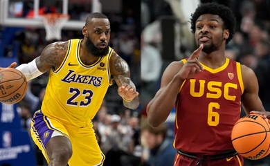 Los Angeles Lakers chọn Bronny tại Draft 2024: Hai cha con LeBron James làm nên lịch sử NBA