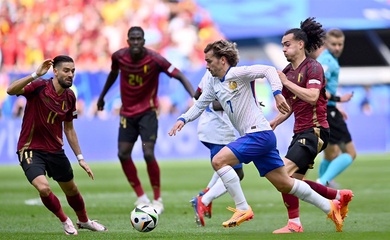 Trực tiếp, tỷ số Pháp 0-0 Bỉ: Không cò bàn thắng