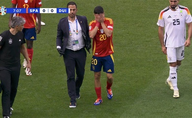 Trực tiếp, tỷ số Tây Ban Nha 0-0 Đức: Pedri rời sân vì chấn thương 