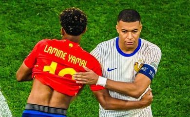 Highlights Tây Ban Nha vs Pháp EURO 2024: "Đồ thị" của Yamal lu mờ Mbappe