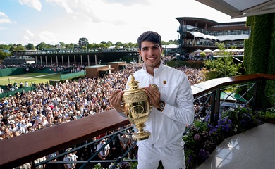 Kết quả chung kết Wimbledon 2024: Huỷ diệt Djokovic, Alcaraz vô địch thuyết phục