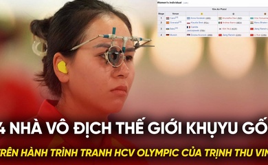 Trịnh Thu Vinh khiến 4 nhà vô địch thế giới khuỵu gối trên hành trình vào tranh HCV Olympic 2024