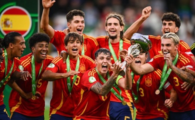 Kết quả U19 châu Âu 2024: Hạ gục Pháp, Tây Ban Nha lên ngôi vô địch