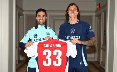  Calafiori đến Arsenal: Cầu thủ người Ý đắt giá thứ 4 mọi thời đại